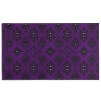 Purple Black Ornament Eye Pattern Door Rugs,Washable Non Slip Door Mats Indoor,Decorative Door Mats,Entry Mat Indoor for Entrance,Bedroom,Kitchen,Bathroom,17"x30"