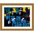 thumbnail image 2 of Stephen Chambers 32x25 Gold Ornate Wood Framed With Double Matting Wall Art Titled - Mission From God, 2 of 6