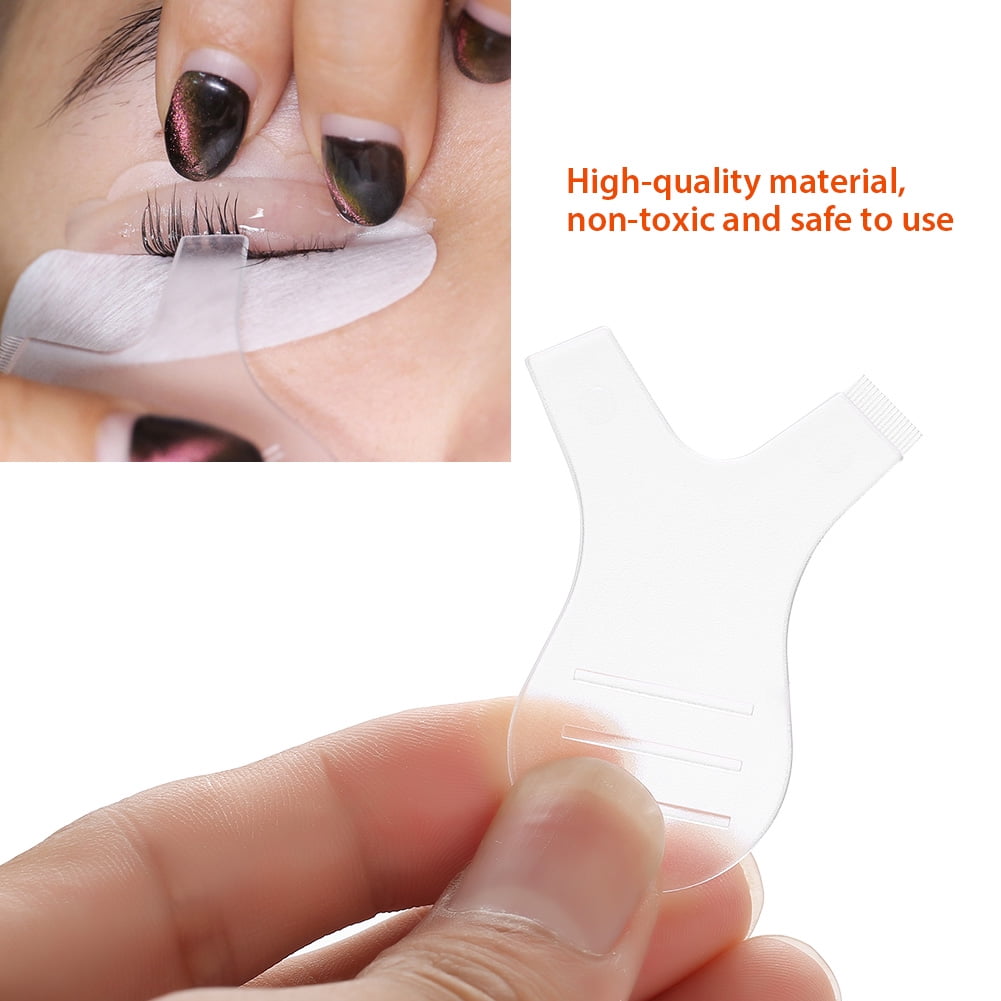 YLSHRF Eyelash Brush, Eyelash Extension Tools,10pcs Y Shape Silicone