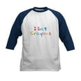 thumbnail image 1 of CafePress - I Eat Crayons Kids Baseball Jersey - Kids Cotton Baseball Jersey, 3/4 Sleeve Shirt, 1 of 1