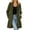 Army Green, variant on Womens Casual Hooded Wool Blend Coat Long Straight Cut Single Breasted Front Buttons Side Pockets Fall Winter Outerwear Ginger L