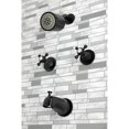thumbnail image 4 of Kingston Brass KBX8140BX Metropolitan Two-Handle Tub & Shower Faucet, Matte Black, 4 of 7