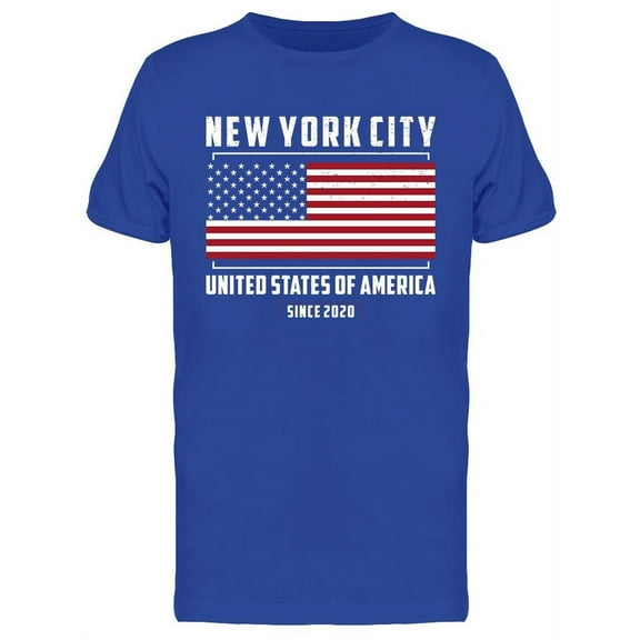 United States Of America N Y C T-Shirt Men -Image by Shutterstock, Male 3X-Large