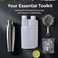 thumbnail image 5 of Standard Squeeze Shot Bottle with Measuring, 500ml Plastic Flask with Built-in Shot Glasses, Tumbler Shot Holder for Liquor Travel Outdoor(500ML, 2PCS), 5 of 6