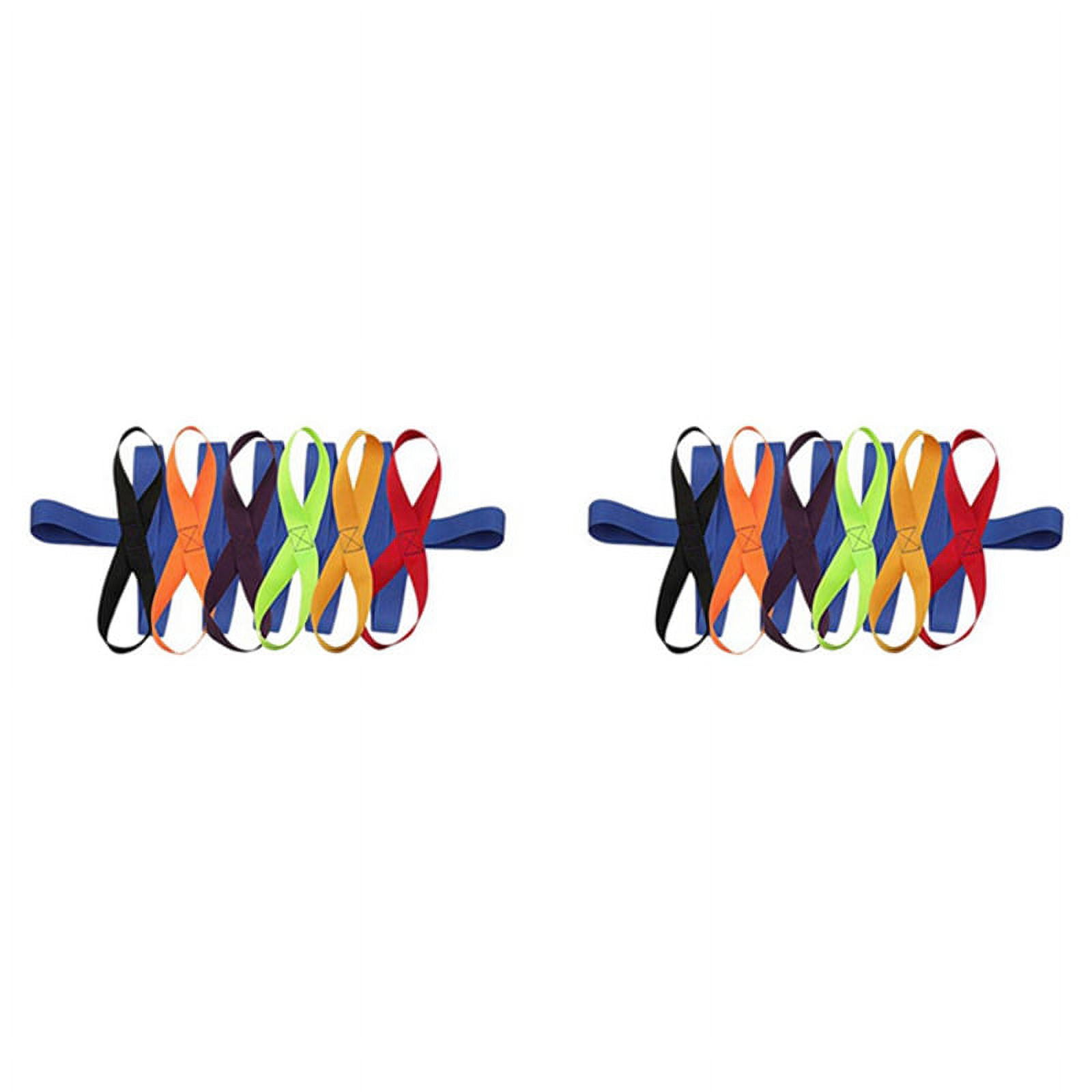 2X Children's Walking Ropes for Preschool Daycare School Kids Outdoor Colorful Handles Up to 12 Children 2 Teachers