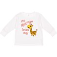 thumbnail image 3 of Inktastic My Meemaw Loves me- cute giraffe Boys or Girls Long Sleeve Toddler T-Shirt, 3 of 5