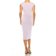 thumbnail image 3 of Women's Elegant Sleeveless Sheath Dress with Knife PleatsTulip Skirt Front Sash Detail, 3 of 5