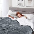 thumbnail image 2 of Manta Sherpa de Blanket Genteele, supersuave y reversible, 230 x 230 cm, 2 of 6