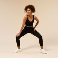 thumbnail image 3 of Nativ Sujetador Deportivo para Mujer, Sports Bra de Gran Comodidad para Yoga, Largo con Escote en V, Soporte de Bajo Impacto, Negro, Talla Chica Nativ Brassiere, 3 of 7