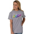 thumbnail image 3 of XOMG POP Dallas Panda Rock Star Women's Graphic T Shirt Tees Brisco Brands S, 3 of 5