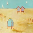 thumbnail image 3 of Adams, Phyllis 12x12 Black Modern Framed Museum Art Print Titled - Cabanas, 3 of 5