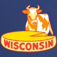 thumbnail image 2 of CafePress - Vintage Wisconsin Cheese Maternity T Shirt - Maternity Dark T-Shirt, 2 of 3