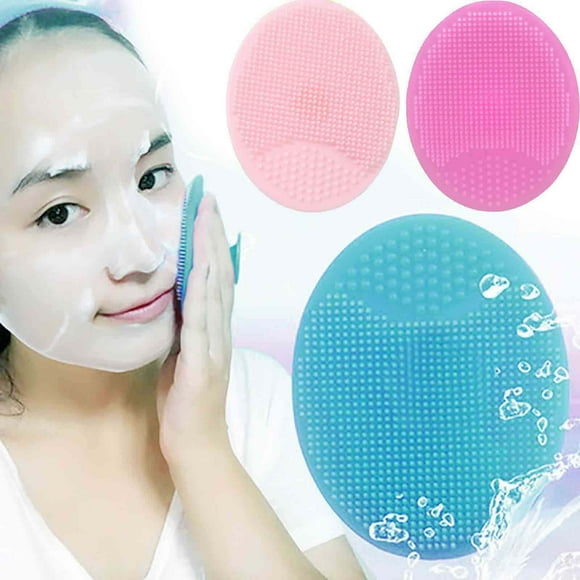 onlyliua Buscador de Regalos Cepillo Limpiador Facial Exfoliate para Puntos Negros con Almohadilla de Limpieza de Belleza