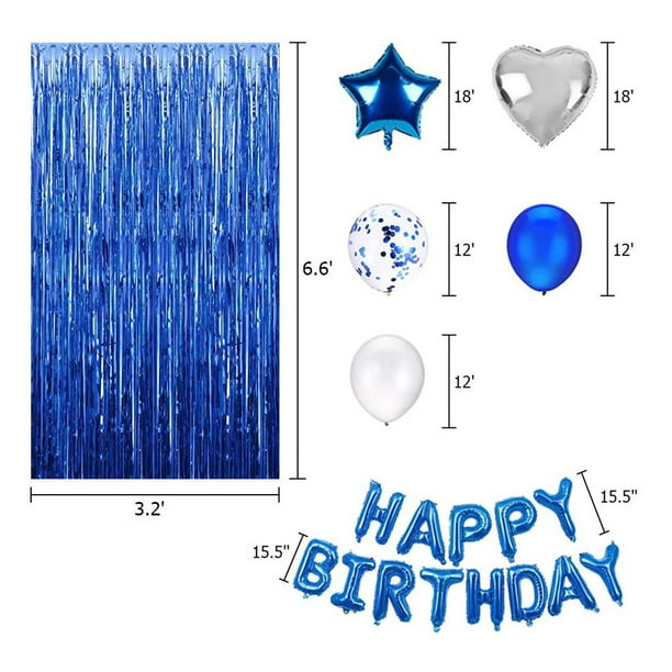Bannière joyeux anniversaire avec confettis - TemplateMonster