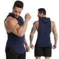 thumbnail image 5 of Zoeecloth Men's Tank Top Hoodies Athleticvest Tops Sports Quick Drying Sleeveless Basketball T-Shirts Undershirt S-3XL, 5 of 7