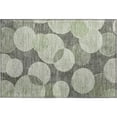 thumbnail image 2 of Addison Rugs Mayfield Premium Machine Washable Transitional Geometric Aloe Rectangle Rug, 1'8" x 2'6", 2 of 6