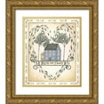 thumbnail image 1 of Shamp, Cindy 12x14 Gold Ornate Wood Framed with Double Matting Museum Art Print Titled - Bless Our Family, 1 of 4