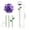 Purple, variant on Tuscom Metal Garden Insect Water Feeder Flower Shape Ground Stake, Outdoor Pollinator Drinking Station for Bees Butterflies Small Birds, Rustproof Waterer