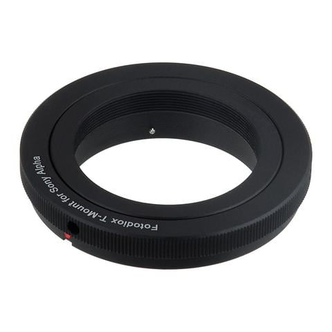 Fotodiox Lens Mount Adapter - T-Mount (T / T-2) Screw Mount SLR Lens to Sony Alpha A-Mount (and Minolta AF) Mount SLR Camera Body