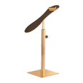 thumbnail image 1 of Abbracc Shoe Display Stand Adjustable Shoe Riser Stable Base Men Leather Shoe Shelf High Mirrored Gold, 1 of 9