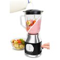Nostalgia Classic Retro Electric Pulse Blender, 1 Liter Glass Pitcher