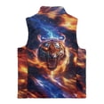 thumbnail image 5 of Pzuqiu Tiger Kids Sleeveless Vests Casual Clothes for Boy 5-6 Stretchy Fashion Winter Lightweight Sleeveless Fleece Jacket with Pocket Toddler Boy Clothes Soft for Daily Life, 5 of 7