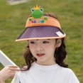 thumbnail image 3 of style2 4 Uds. Sombreros deportivos para niños, gorra de béisbol vacía con visera para correr, sombreros de tenis, 3 of 5