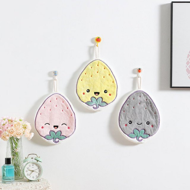 3 toallas de baño de microfibra, absorbentes y de secado rápido, con lazo para colgar cocina y baño