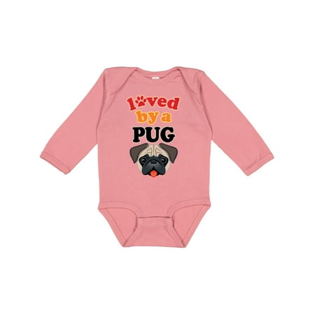 

Inktastic Pug Dog Lover Gift Gift Baby Boy or Baby Girl Long Sleeve Bodysuit
