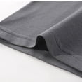 thumbnail image 5 of Men’s Bamboo Viscose Cotton Blend Undershirt Ultra Soft T-Shirts Breathable Moisture Wicking Stretch Cooling Tee Big and Tall Size S-4XL Dark Gray, 5 of 8