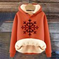 thumbnail image 1 of Sudadera con capucha de manga larga para mujer, informal, con capucha, para exteriores y chaquetas, a la moda, con estampado de blusa, sudadera de manga larga, abrigo con capucha para mujer, 1 of 3