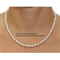 thumbnail image 3 of 14K Gold 6.0-6.5mm Japanese Akoya Saltwater White Cultured Pearl Necklace - AAA Quality, 36" Opera Length, 3 of 7