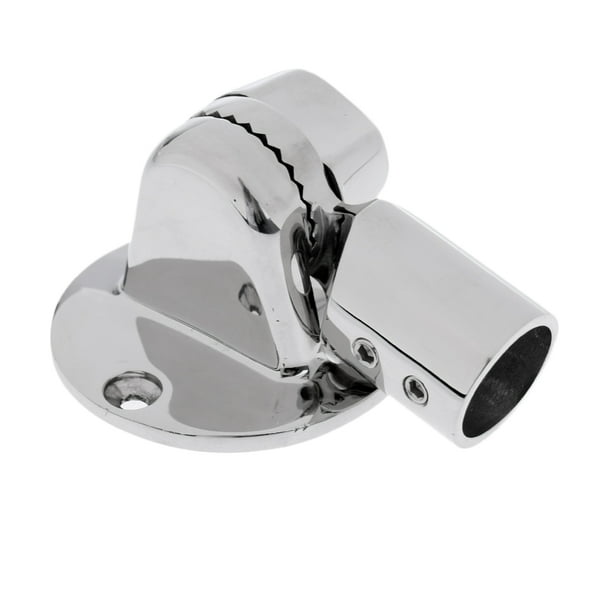 Barco Marino de Acero Inoxidable 7/8 "Soporte de La Base de La Cola Antena de bote Soporte de trinquete