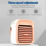 Portable Air Conditioner Rechargeable Air Cooler Fan Air Conditioner Fan with Function Cooling Humidifier Filtration 3 Speeds Colorful Night Light - image 5 de 7