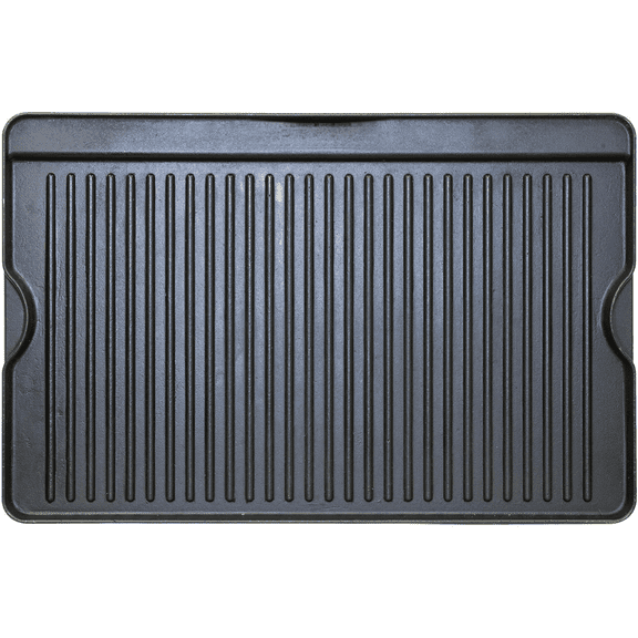 Reversible Pre-seasoned Cast Iron Griddle, Cooking Surface 16" x 24"