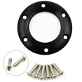 thumbnail image 3 of Steering Wheel Horn Button Black Center Ring 6 Bolts Replacement for MOMO NRG, 3 of 4