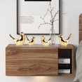 thumbnail image 3 of Big Save!2 Pieces Of Ceramic Golden Bird Home Decoration Crafts Golden Bird Sculpture, 3 of 6