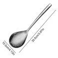 thumbnail image 3 of Stainless Steel Slotted Spoon Spatula Perforated Skimmer Serving Spoon Straining, 3 of 6