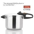 thumbnail image 4 of Zavor DUO Stainless Steel Pressure Cooker 10 Quart & Canner for Stove Top, 4 of 7