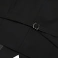 thumbnail image 5 of Allthemen Men's Vest, Solid Color Business Wedding Slim Suit Vest, 5 of 5