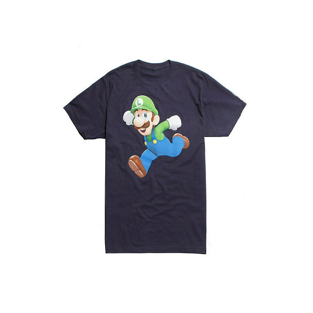 Nintendo - Super Mario Luigi Unisex Adult T-Shirt Mario Bros - Walmart ...
