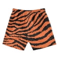 thumbnail image 4 of Rggeeun Boys Child Swimsuit Set Leopard Pattern Elastic Waist Double Layer with Adjustable Tie Wide Leg Knee Length for Summer Swim Trunks Beach Lounging Elegant Swim Wear,Orange,7-8 Years, 4 of 4