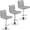 Light Grey, variant on Yuanmin Single Bar Stool, PU Leather Adjustable Barstools, Modern Counter Stools with Back and Footrest, Counter Height Barstools for Bar, Kitchen, Dining Room, Light Gray