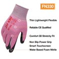 thumbnail image 2 of Guantes de trabajo DEX FIT Nitrile FN330, 3 pares, rosas, talla L (9), 2 of 6