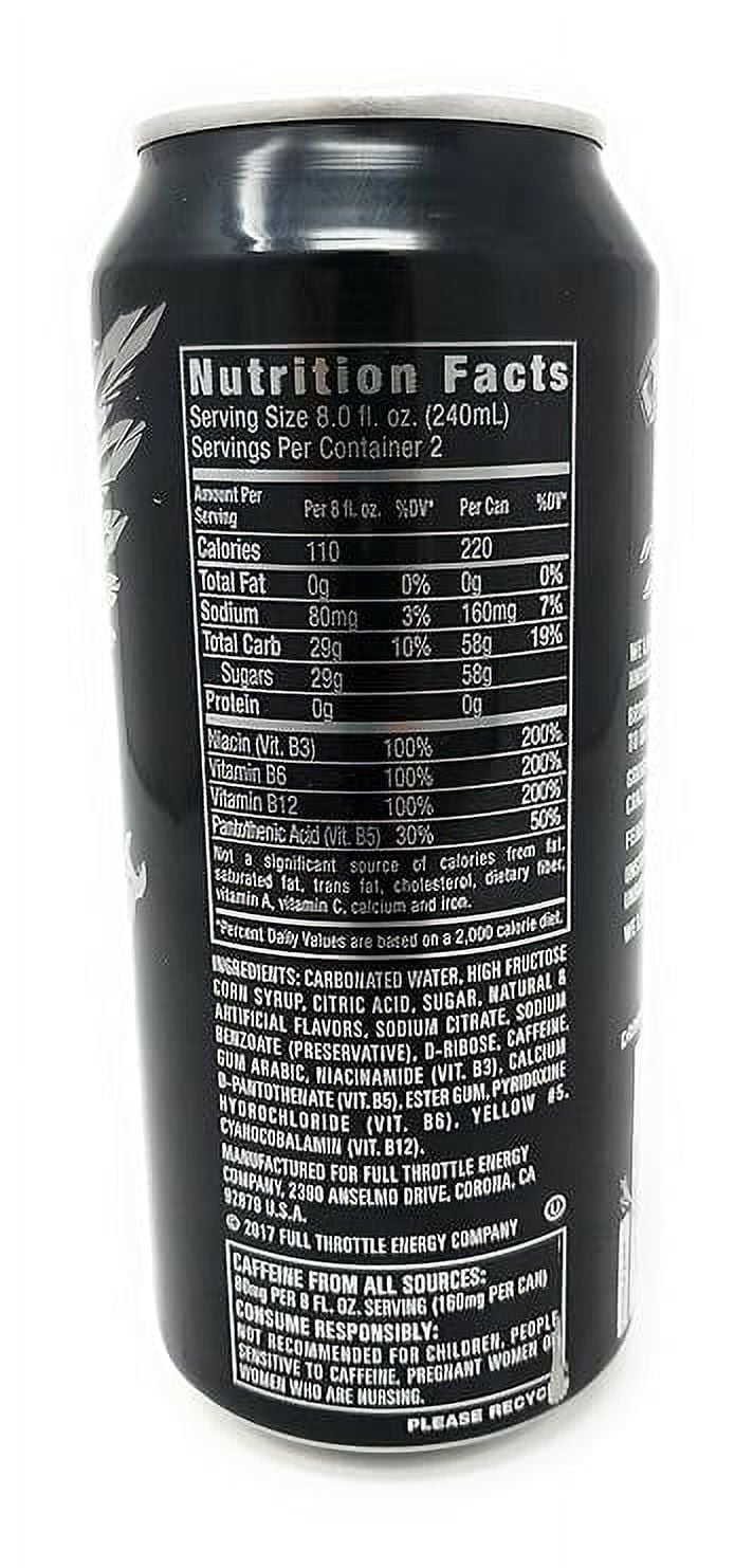8 Pack - Full Throttle Energy Drink - Citrus - 16 Ounce