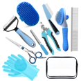 thumbnail image 1 of Kit de baño y aseo para mascotas, 10 unidades, para perros y gatos, 2TRUL, 1 of 7