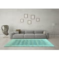 thumbnail image 3 of Ahgly Company Indoor Rectangle Oriental Light Blue Modern Area Rugs, 3' x 5', 3 of 4