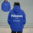 thumbnail image 4 of Christian Hoodies for Men 2025 Bible Verse Graphic Hoodie with Pockets Hooded Sweatshirt Pullover Tops, 4 of 7