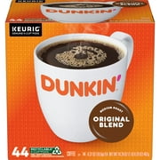 Dunkin' Original Blend Coffee, Medium Roast, Keurig K-Cup Pods, 44 Count Box