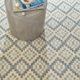 thumbnail image 3 of Dash & Albert Diamond Cove Hand Tufted Wool Rug, 5' x 8', Blue, 3 of 5